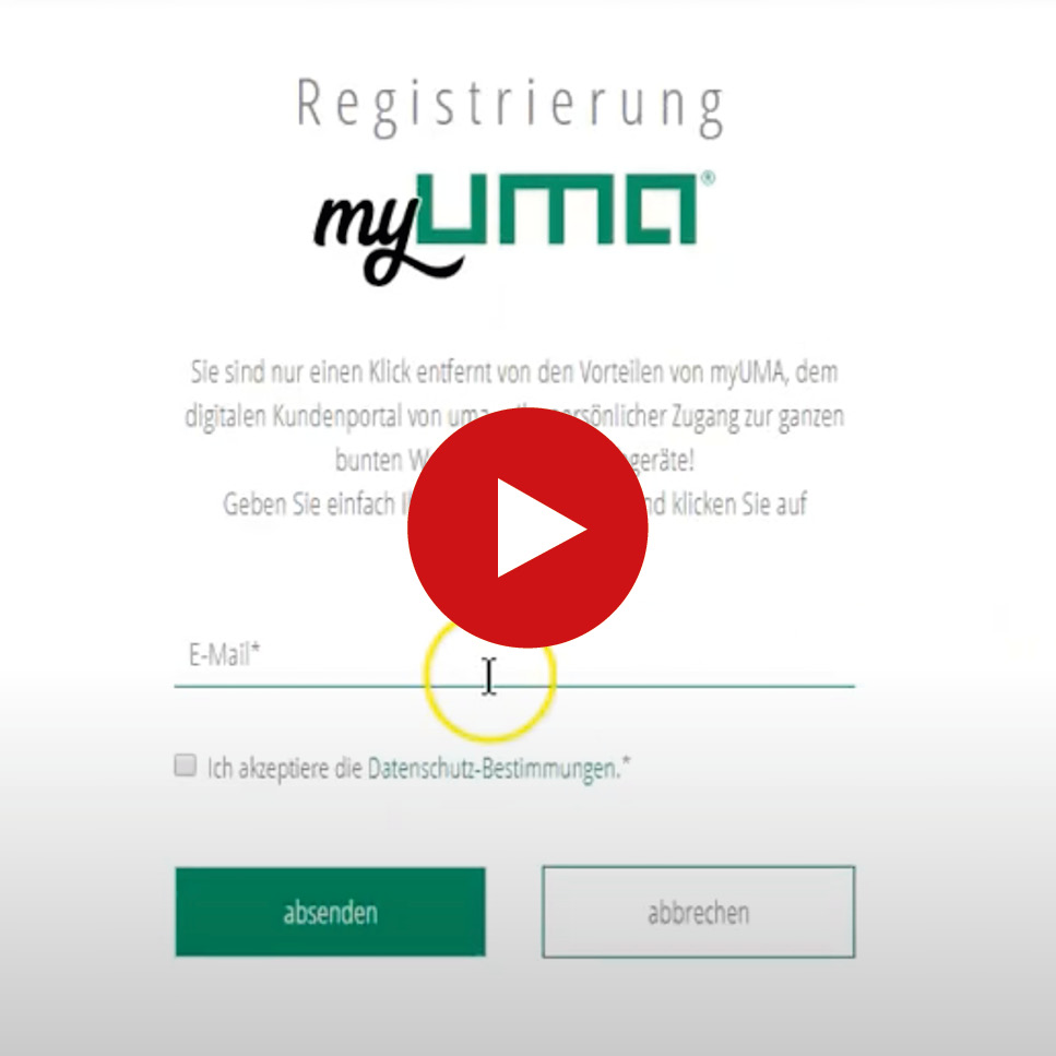 Registration myUMA