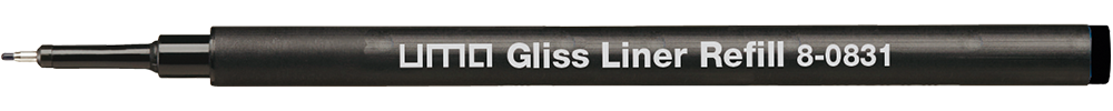 8-0831 uma Gliss Liner Refill black